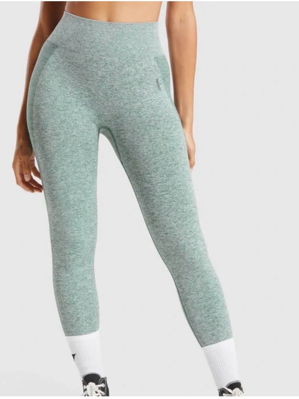 Gymshark Green High-Waist Seamless FLEX Leggings - M